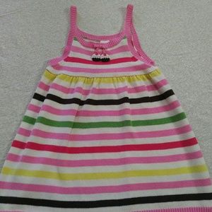 Gymboree Knit Striped Cupcakes Dress